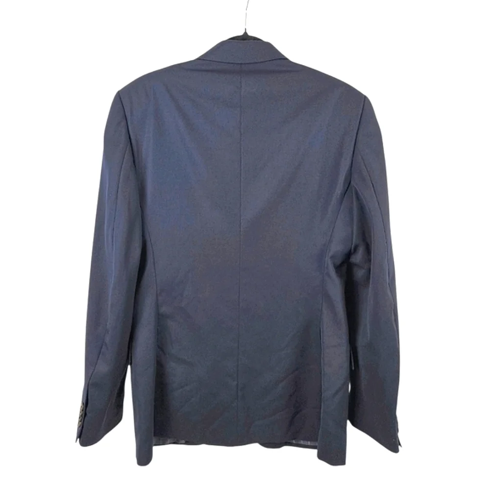 Burberry London Classic Blue Men's Wool Blazer